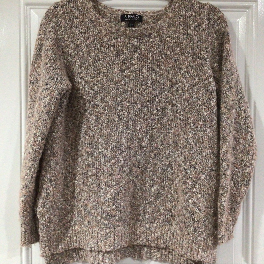 Buffalo David Bitton Cotton and Wool Blend Sweater- Medium